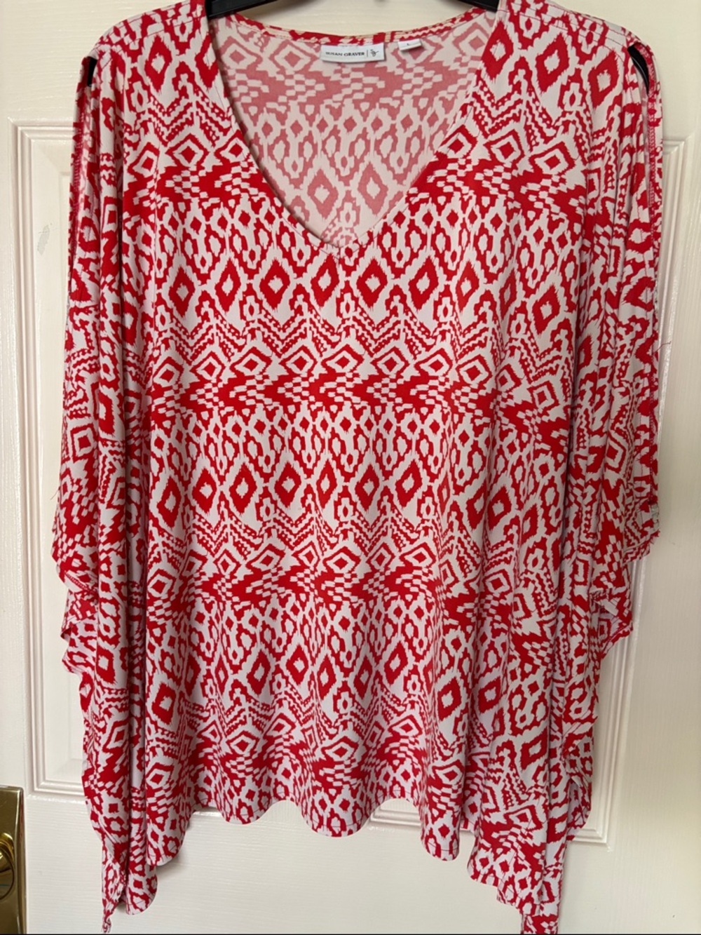 Susan Graver V-Neck Caftan Top